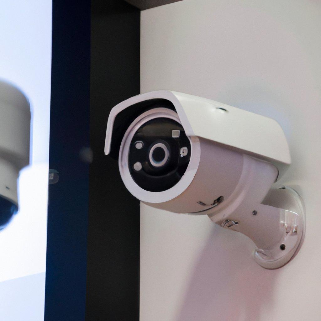 Slika prikazuje profesionalno montažo video nadzornih sistemov s Hikvision in Dahua kamerami, ki zagotavljajo varnost doma.
