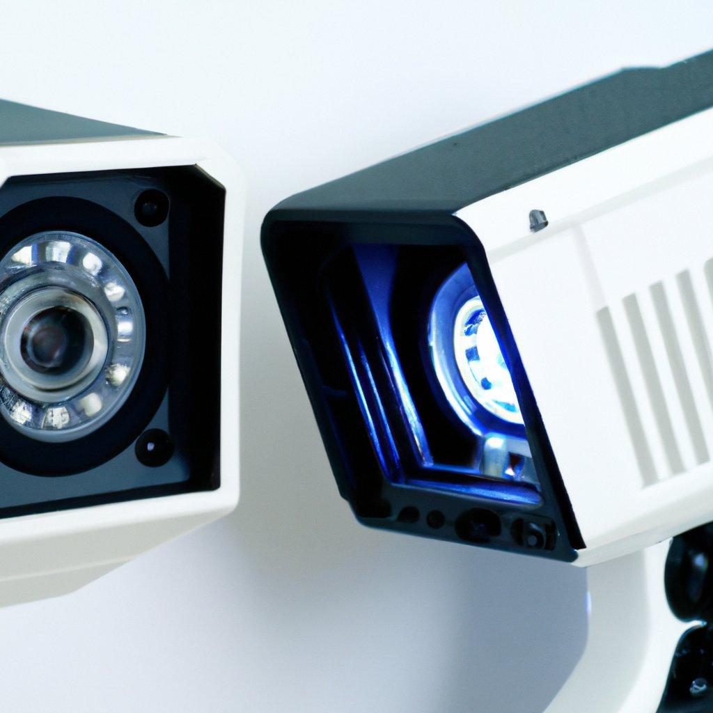 Montaža videonadzornih kamer v stanovanjskem objektu za povečanje varnosti.
