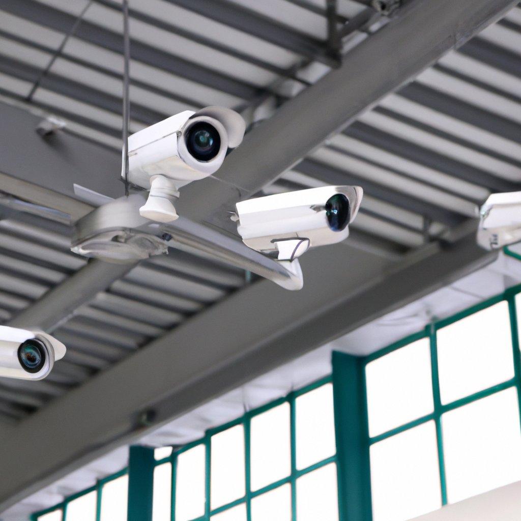 Video nadzorni sistem v šoli s Hikvision in Dahua kamerami za povečanje varnosti.